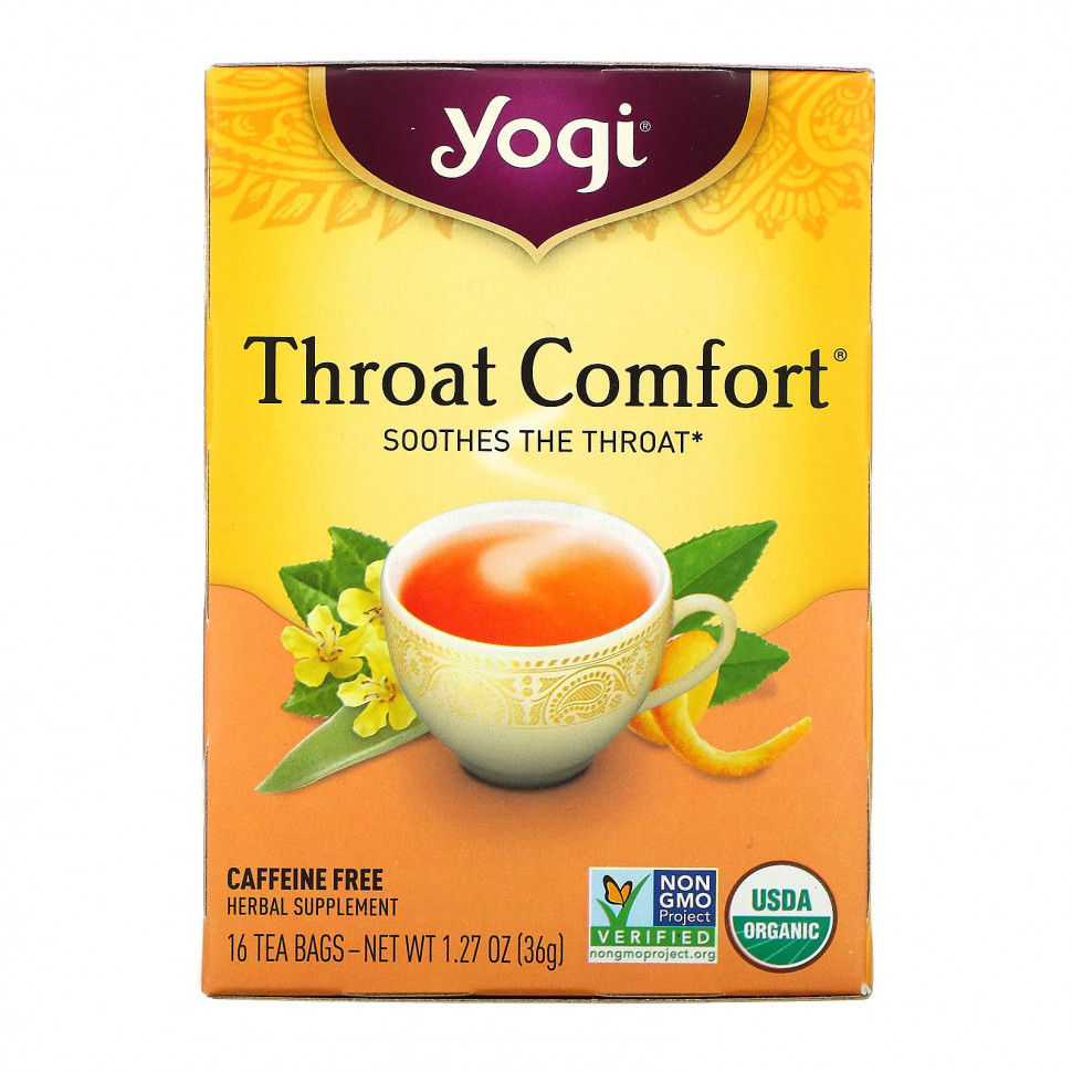   Yogi Tea, Throat Comfort,  , 16  , 36  (1,27 )   -     , -  