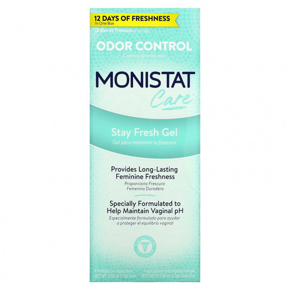   Monistat, Care,  ,  Stay Fresh, 4   -,  2,3  (0,08 )   -     , -  