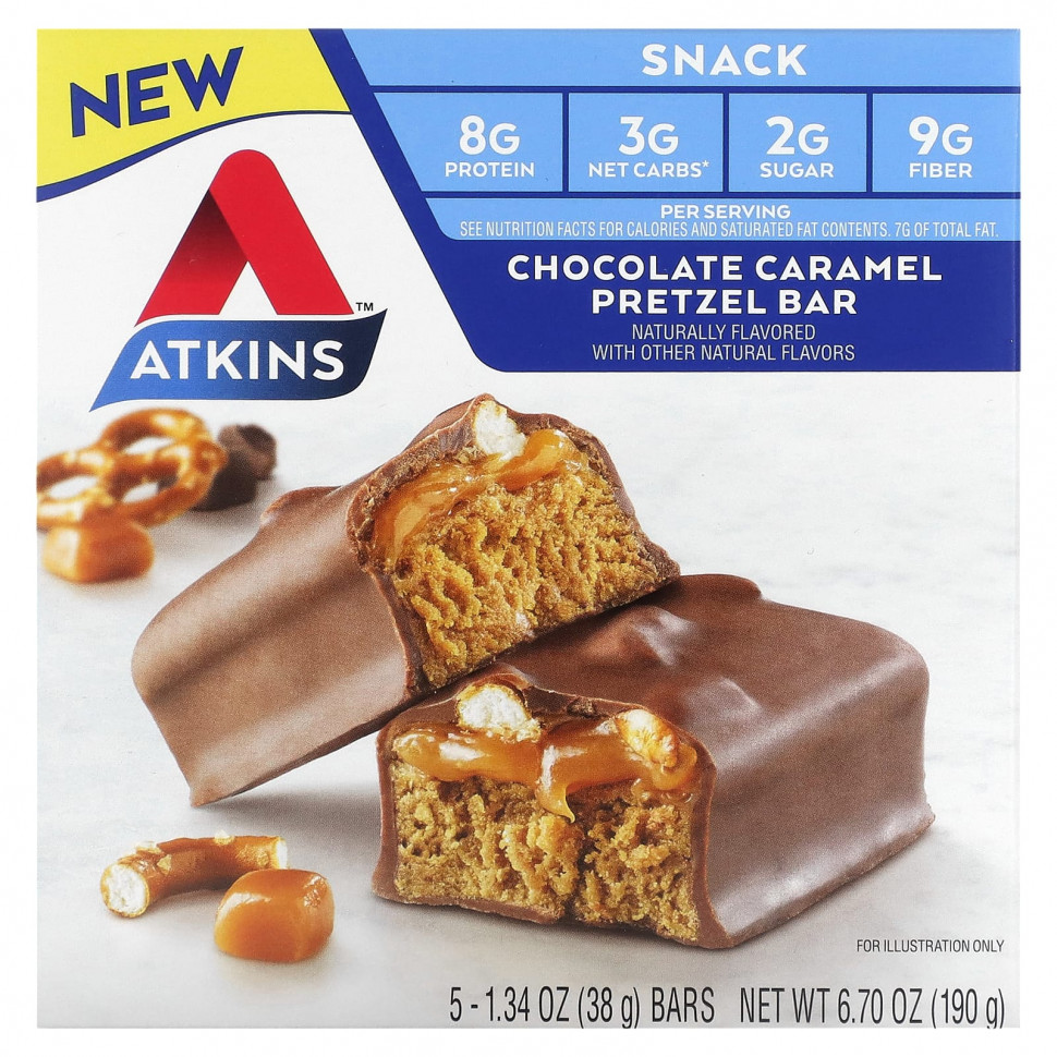   Atkins, Snack, - , 5   38  (1,34 )   -     , -  