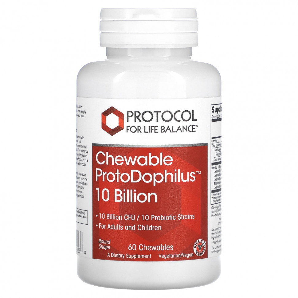   Protocol for Life Balance,   ProtoDophilus, 10 , 60     -     , -  