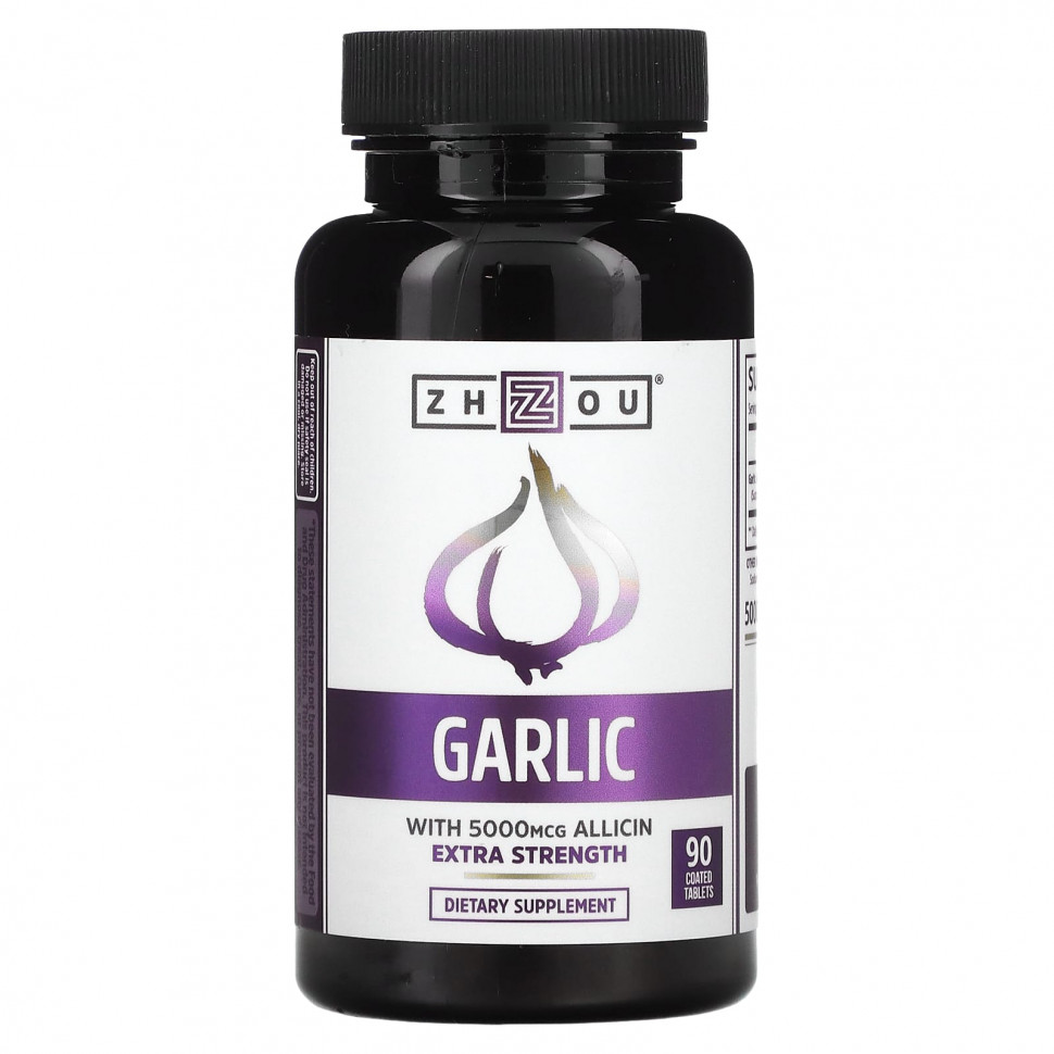   Zhou Nutrition, Garlic Extra Strength, 90 ,     -     , -  