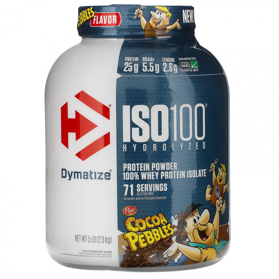   Dymatize Nutrition, ISO100,  100%   ,  , 2,3  (5 )   -     , -  