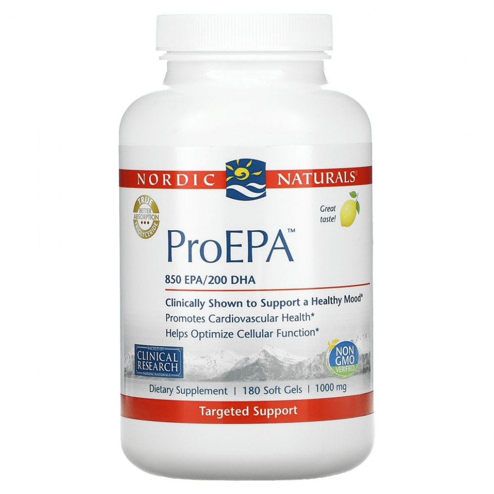   Nordic Naturals, ProEPA, , 1000 , 180    -     , -  