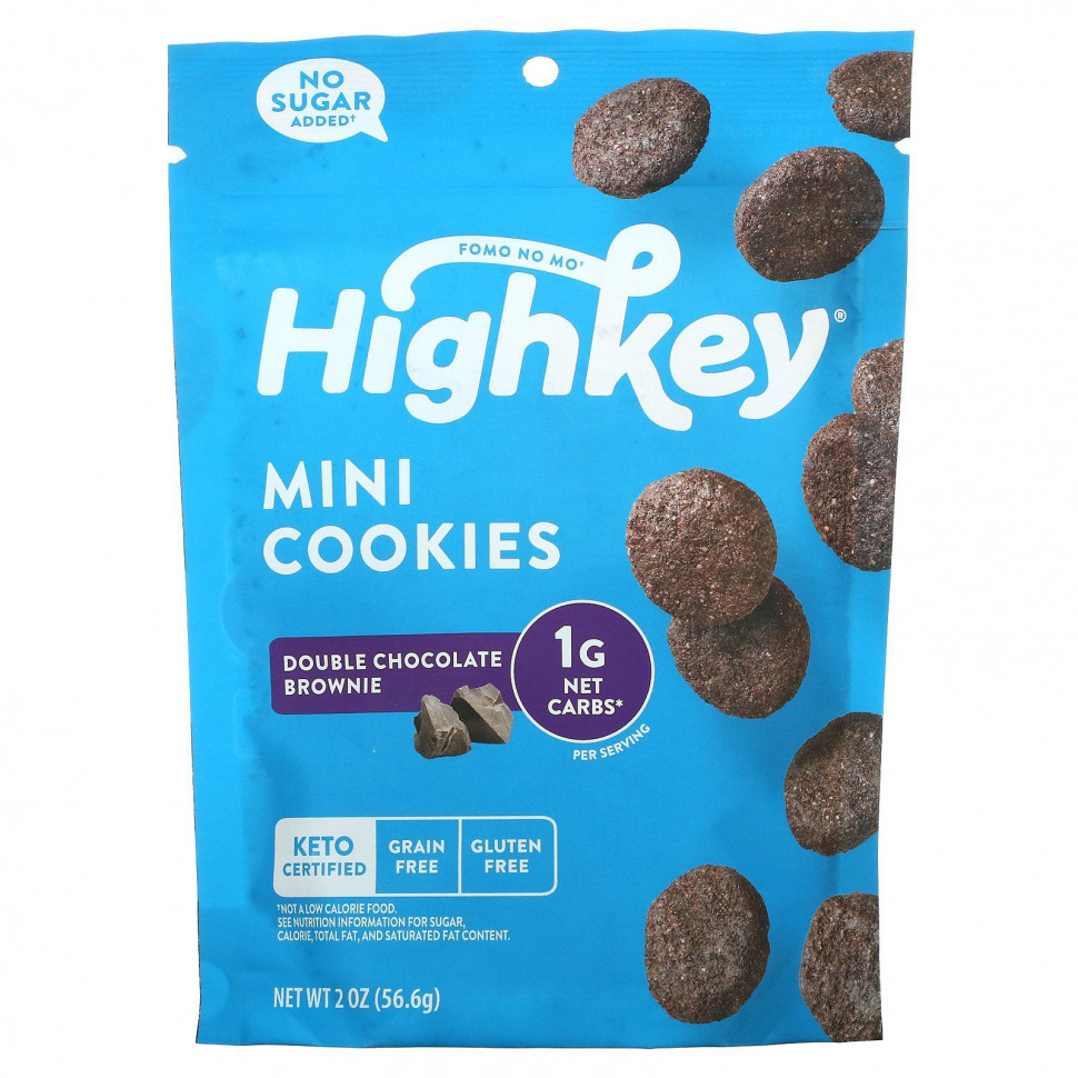   HighKey, Mini Cookies,   , 56,6  (2 )   -     , -  