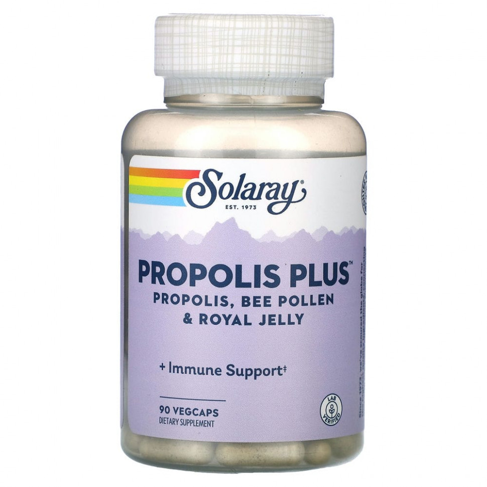   Solaray, Propolis Plus, ,     , 90     -     , -  