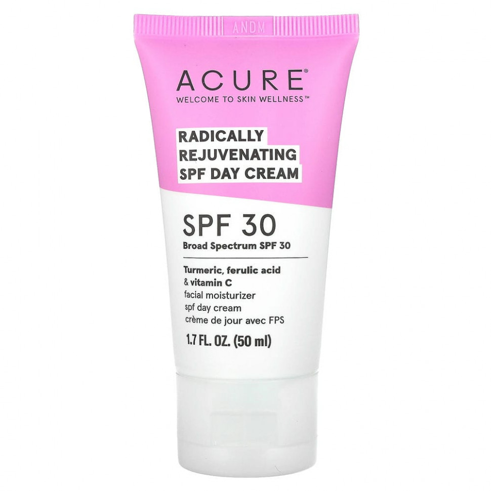   Acure, Radically Rejuvenating,  , SPF 30, 50  (1,7 . )   -     , -  