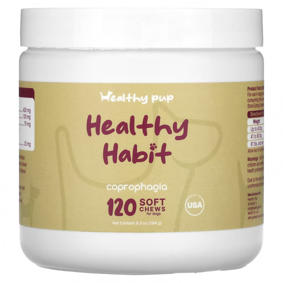   Healthy Pup, Healthy Habit,  , 120  , 284  (9,3 )   -     , -,   