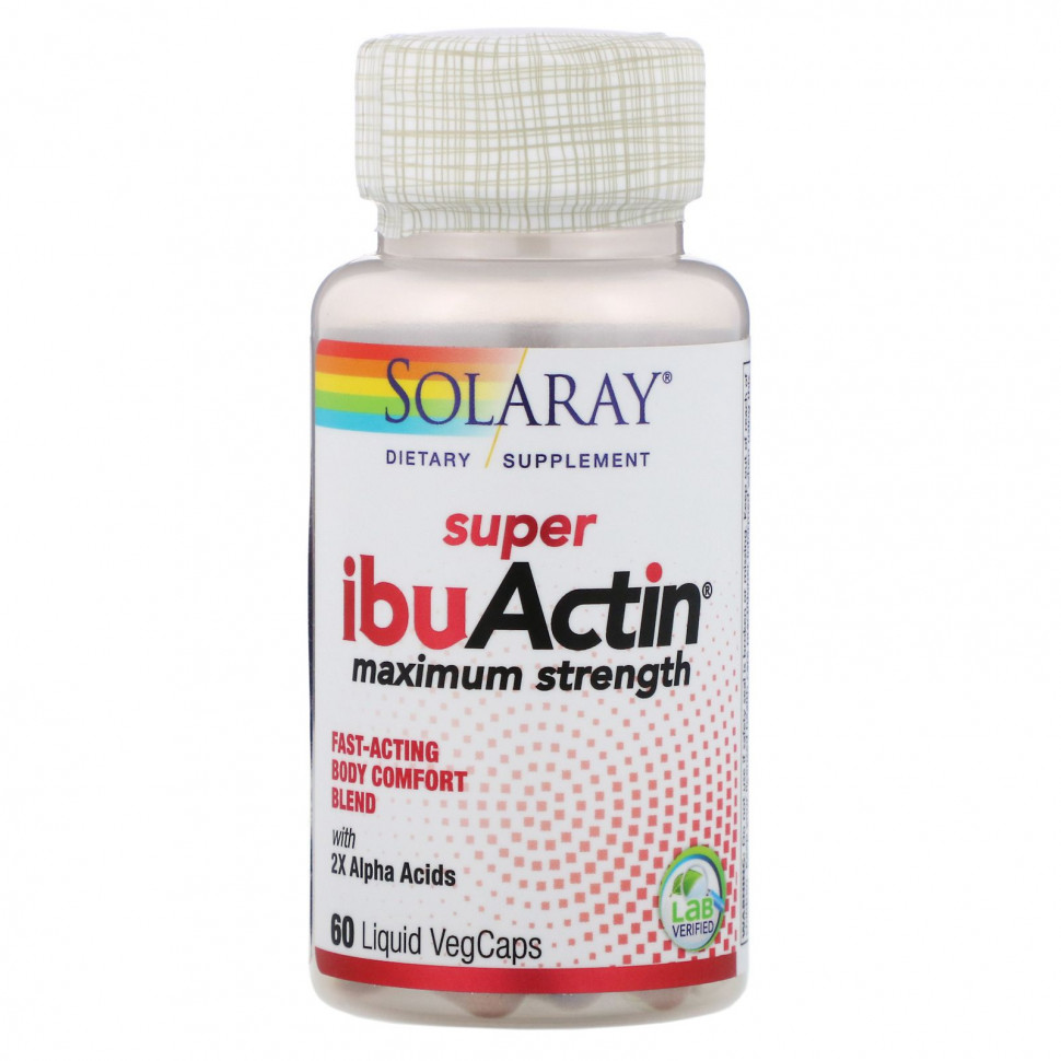  Solaray, Super IbuActin,  , 60    IHerb ()