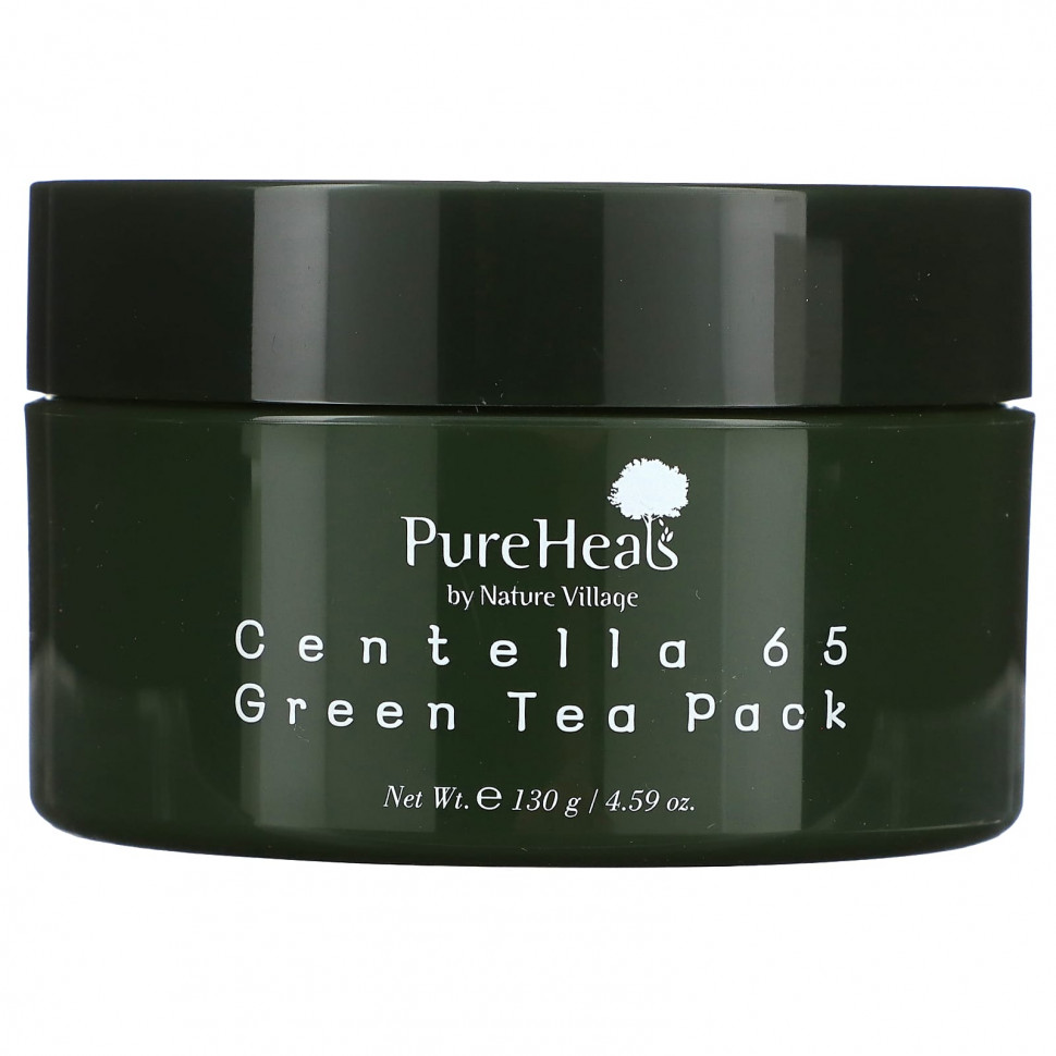   PureHeals, Centella 65 Green Tea Pack, 4.59 oz (130 g)   -     , -  