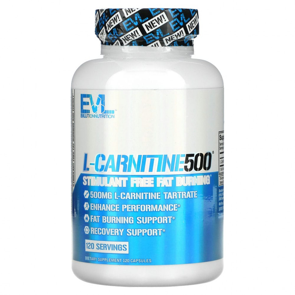   EVLution Nutrition, L-Carnitine500, 120    -     , -,   