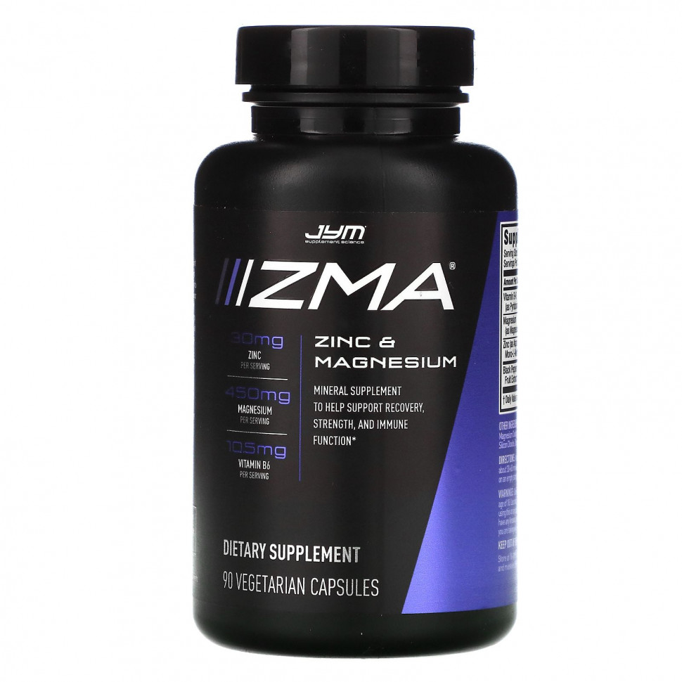   JYM Supplement Science, ZMA,   , 90     -     , -  