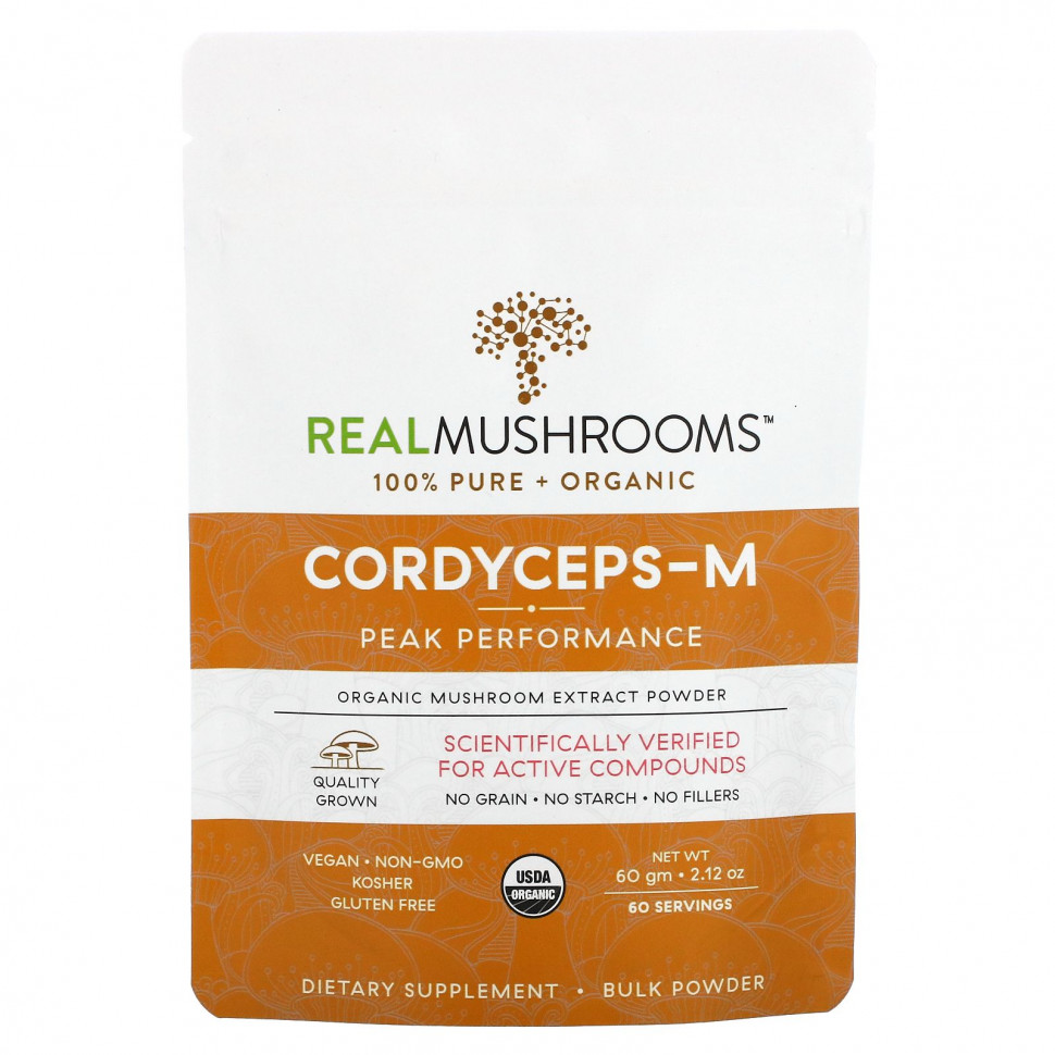   Real Mushrooms, Cordyceps-M,     , 60  (2,12 )   -     , -,   