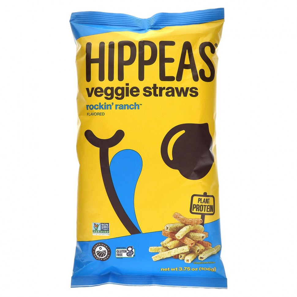   Hippeas, Veggie Straws, Rockin 'Ranch, 106  (3,75 )   -     , -  