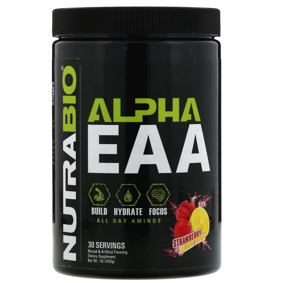   NutraBio Labs, Alpha EAA,  -,   , 458  (1 )   -     , -  