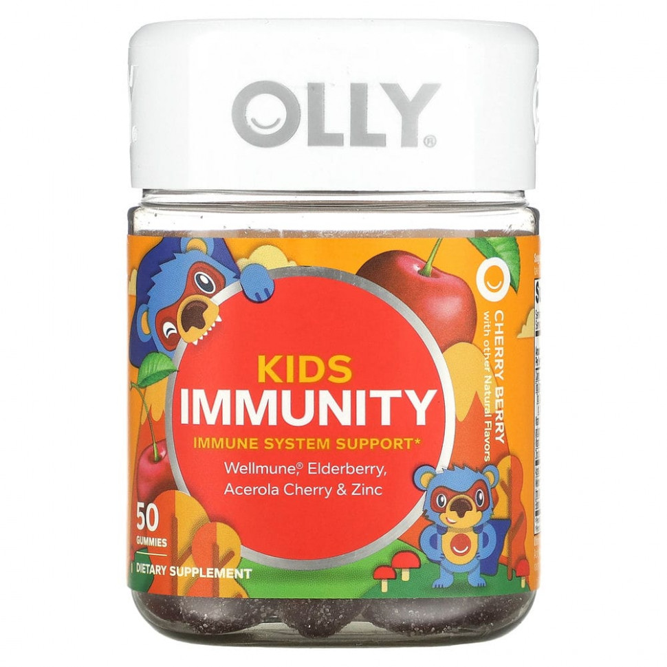   OLLY, Kids Immunity, Cherry Berry, 50     -     , -,   