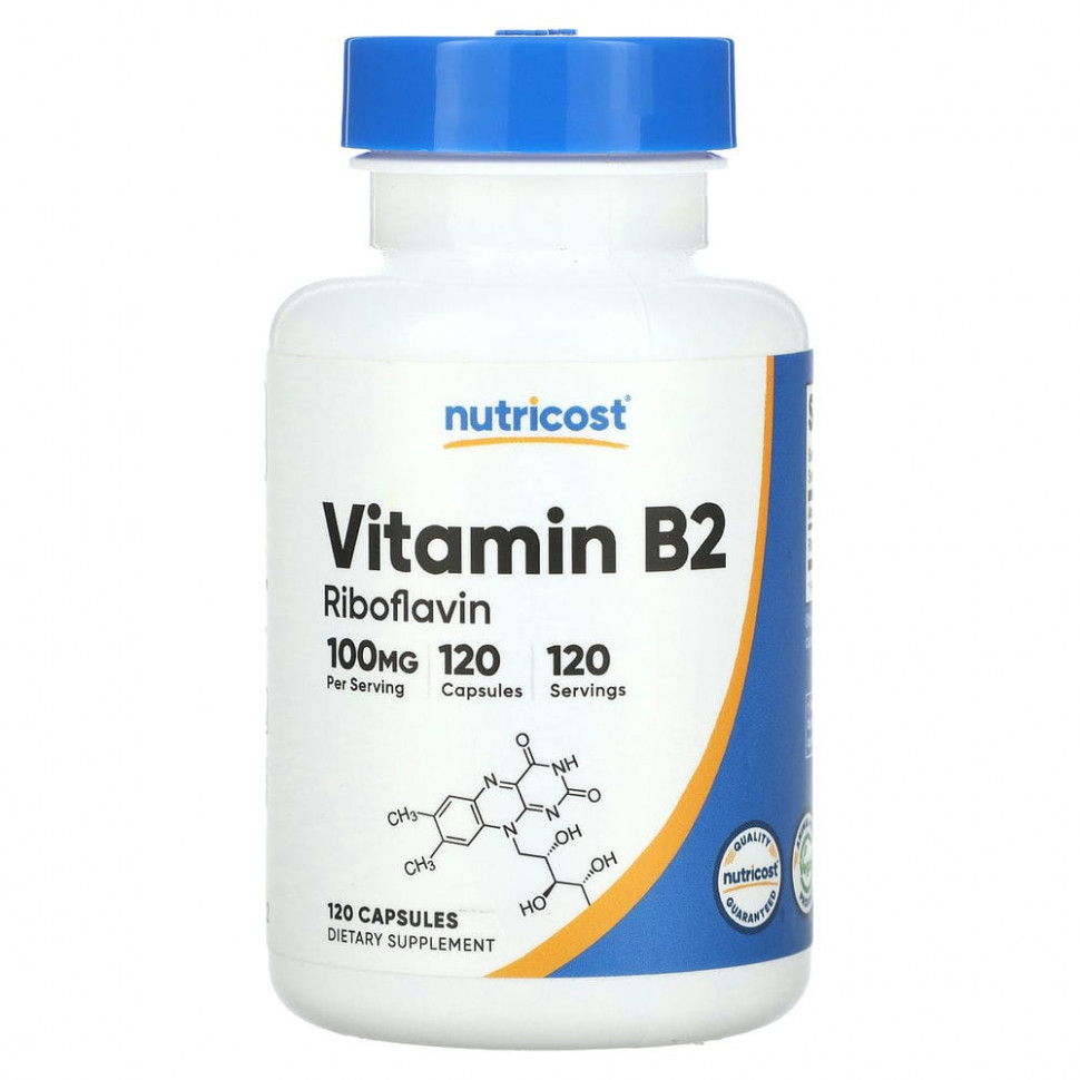   Nutricost,  B2, , 100 , 120    -     , -,   