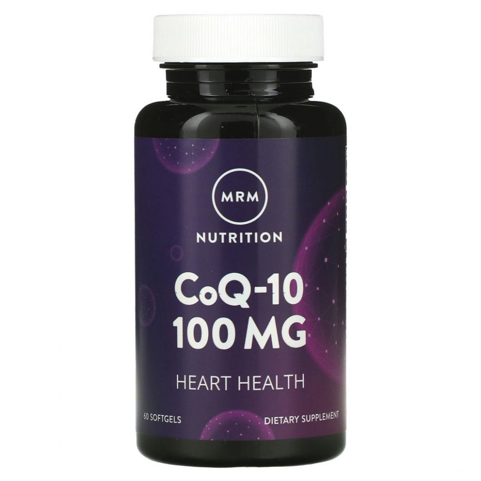   MRM, Nutrition,  Q-10, 100 , 60     -     , -,   