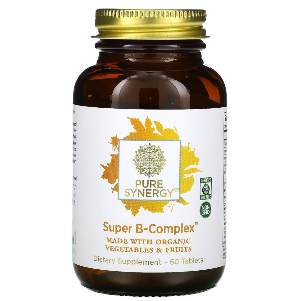   Pure Synergy, Organic Super B-Complex, 60    -     , -  