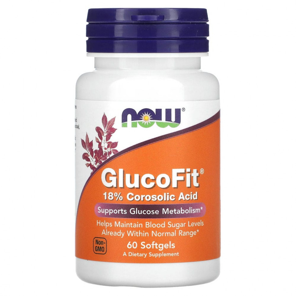   NOW Foods, GlucoFit, 60      -     , -  