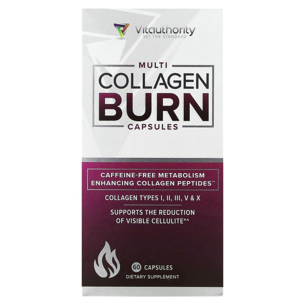   Vitauthority, Multi Collagen Burn, 60    -     , -  