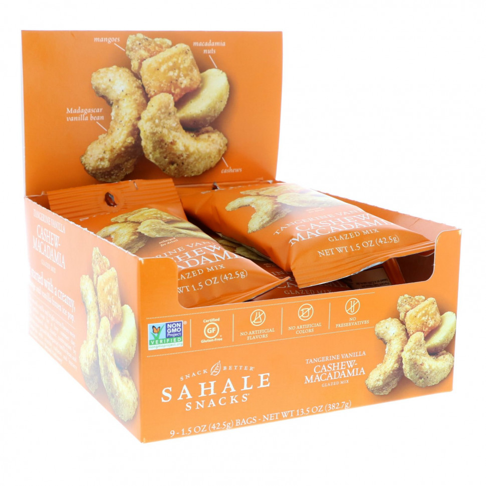   Sahale Snacks,  , , ,   , 9 , 42,5  (1,5 )    -     , -  