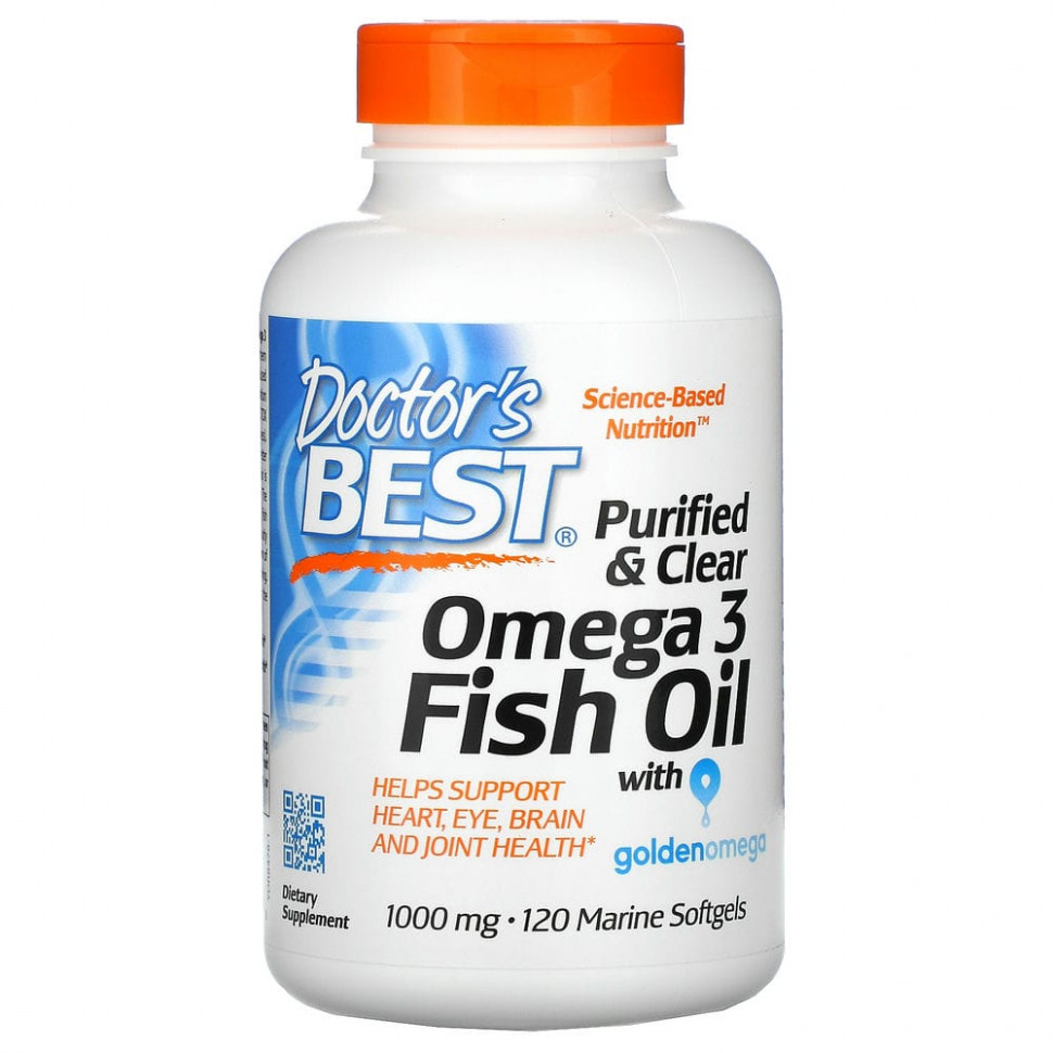   Doctor's Best,       -3,   Goldenomega, 1000 , 120 -    -     , -  