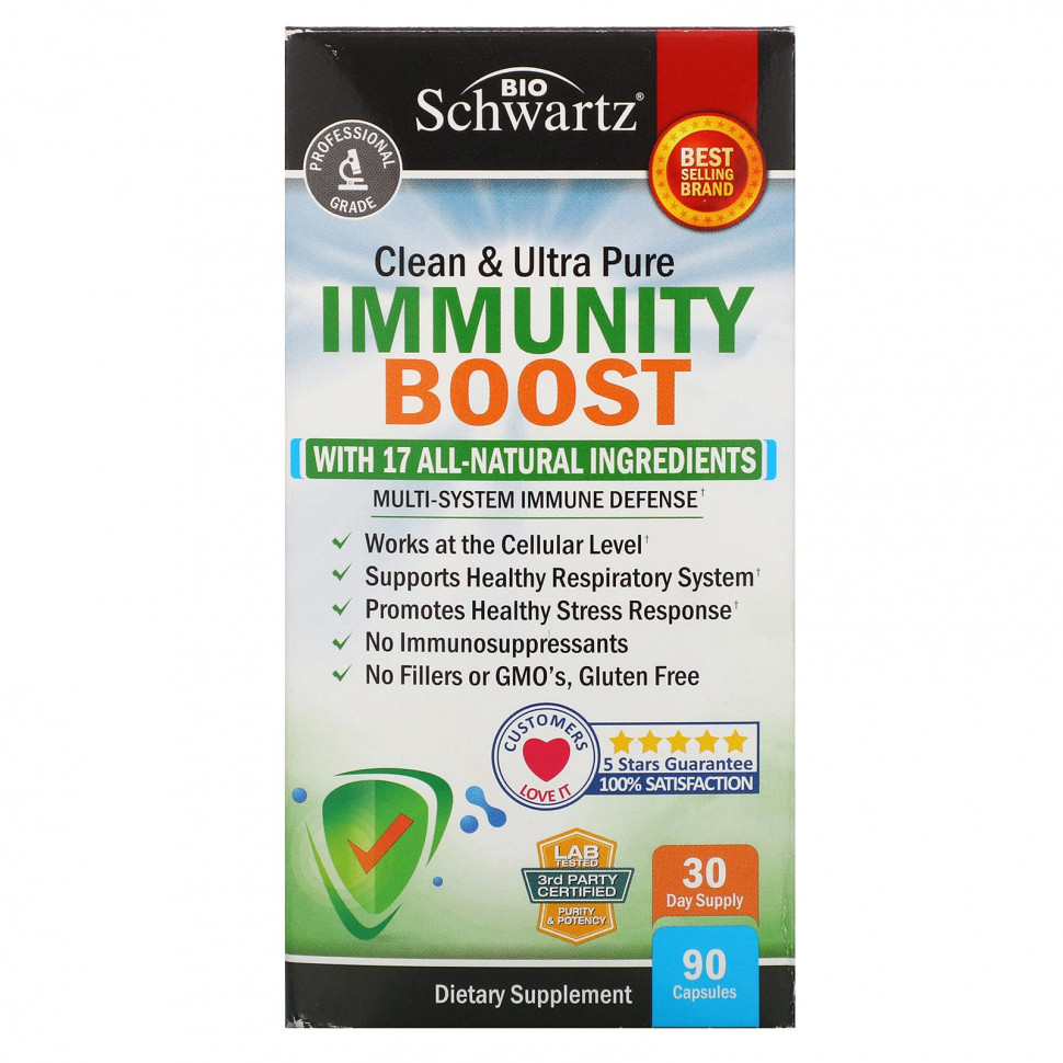  BioSchwartz, Clean & Immunity Boost,  , 90   IHerb ()