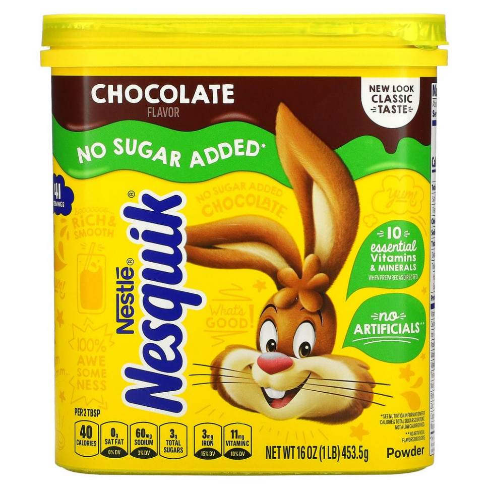   Nesquik, Nestle Powder, -   ,   , 453,5  (16 )   -     , -  