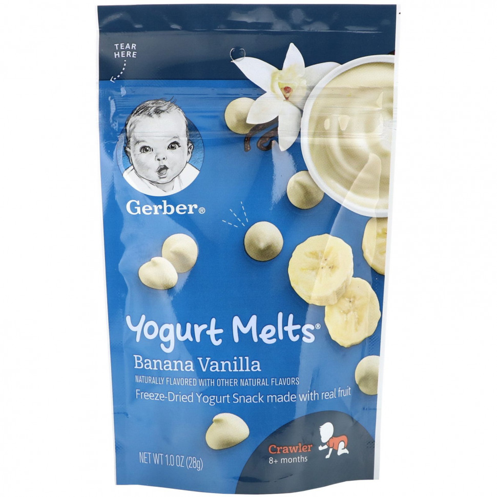   Gerber, Yogurt Melts,     8 ,   , 28  (1 )   -     , -  