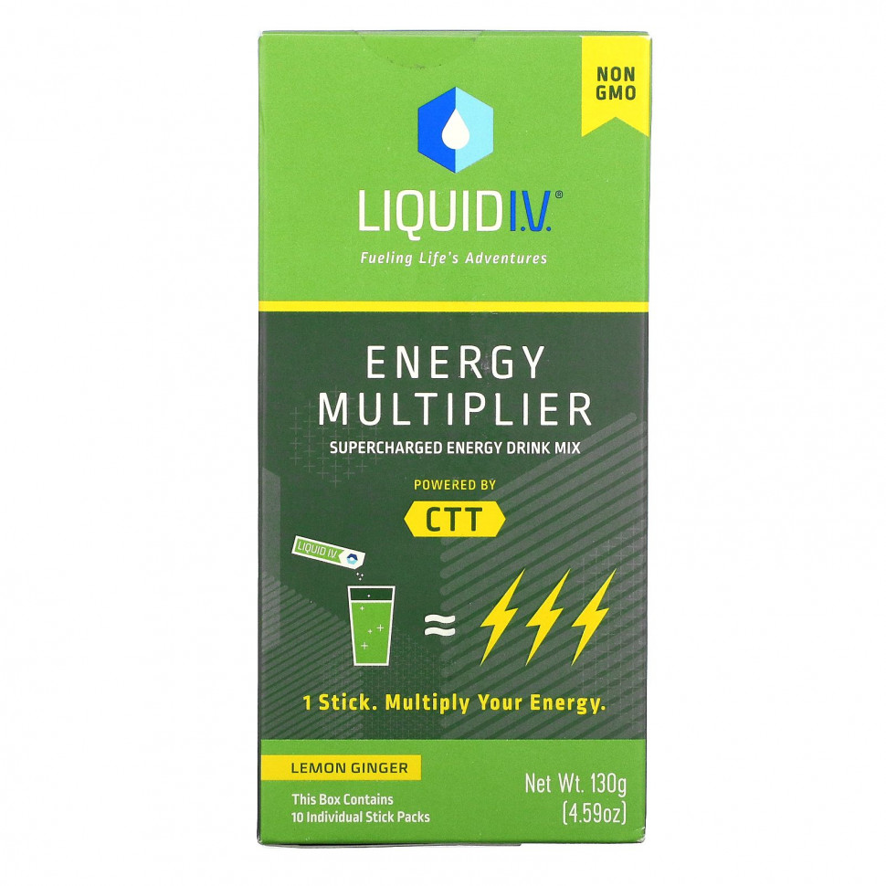  Liquid I.V., Energy Multiplier,     Supercharged,  , 10     0,56  (16 )   IHerb ()