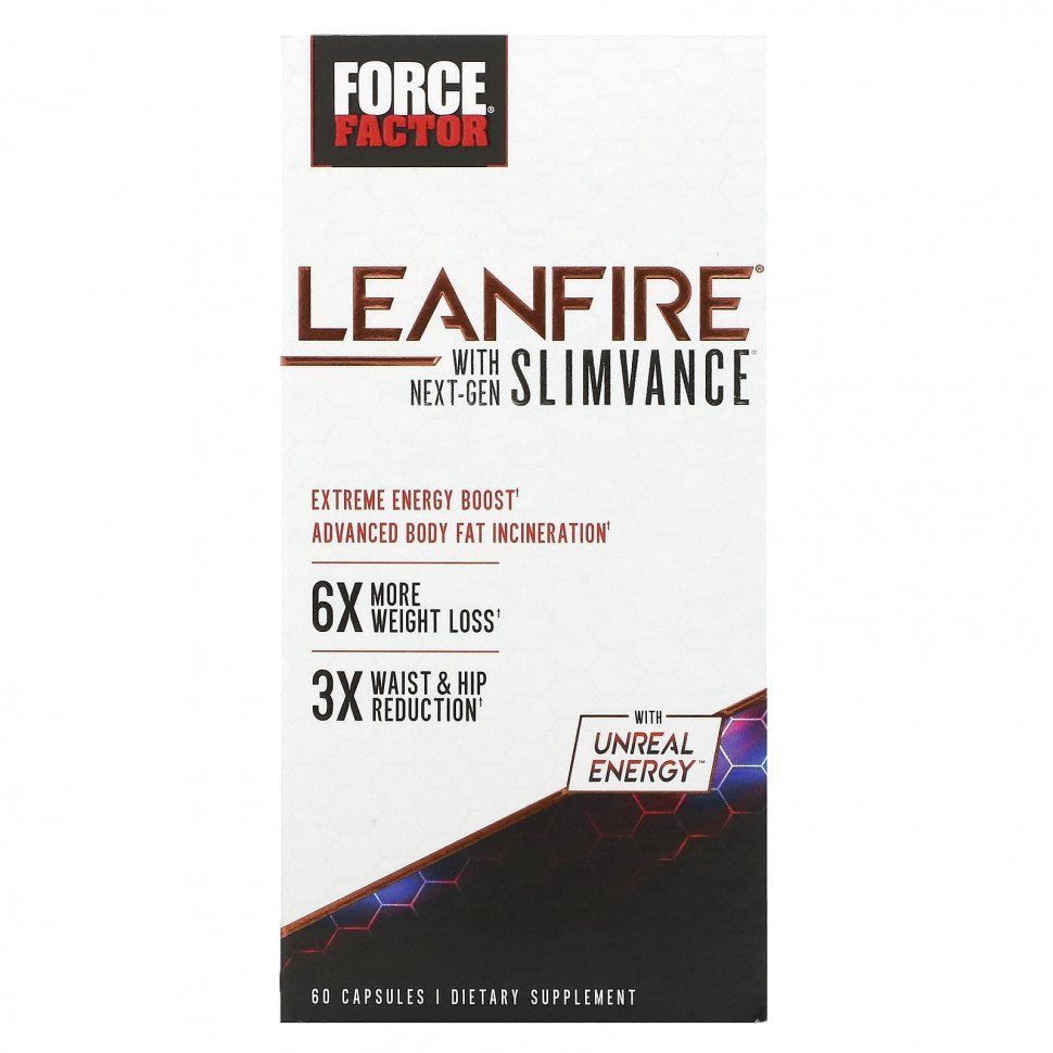   Force Factor, LeanFire   Slimvance  , 60    -     , -  