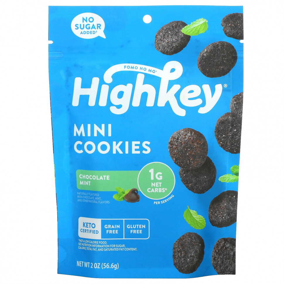   HighKey, Mini Cookies,   , 56,6  (2 )   -     , -  