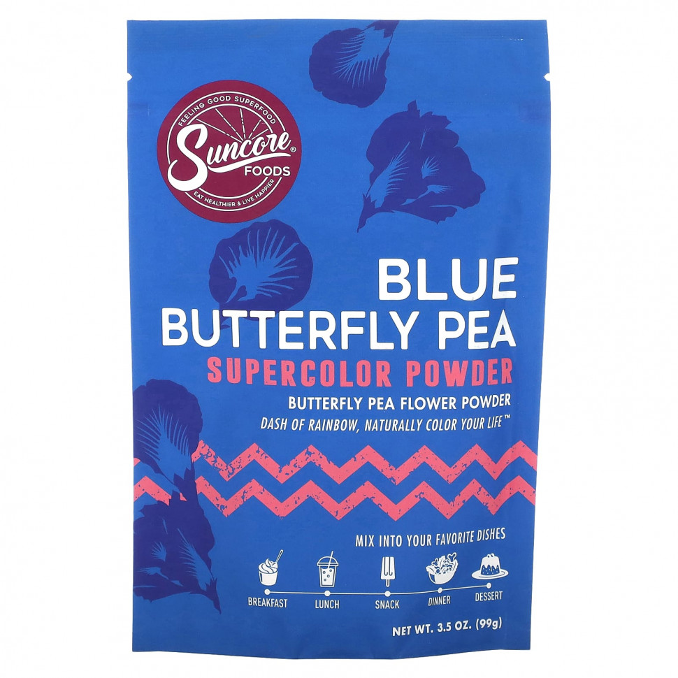   Suncore Foods, Blue Butterfly PEA,  , 99  (3,5 )   -     , -  