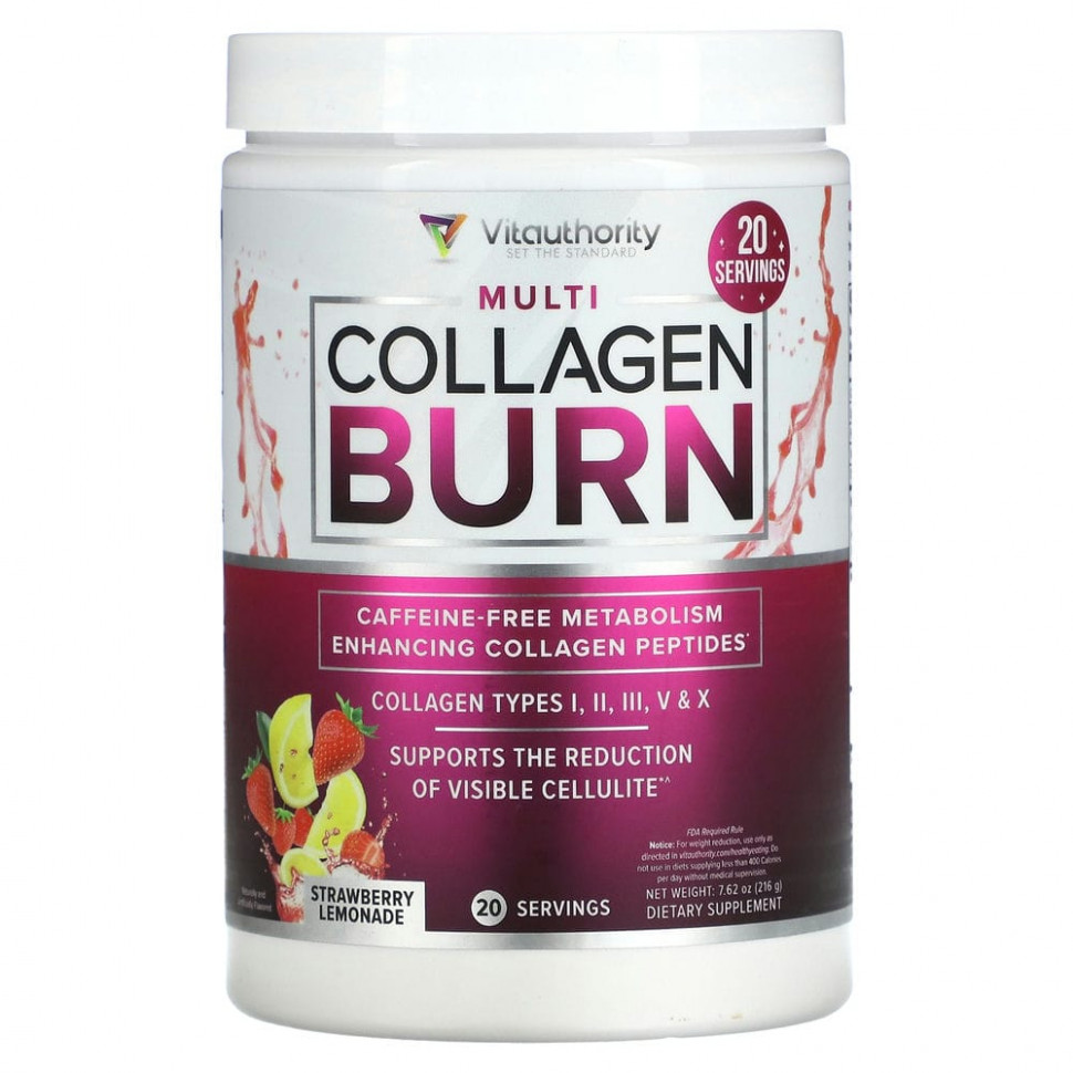   Vitauthority, Multi Collagen Burn,  , 216  (7,62 )   -     , -  