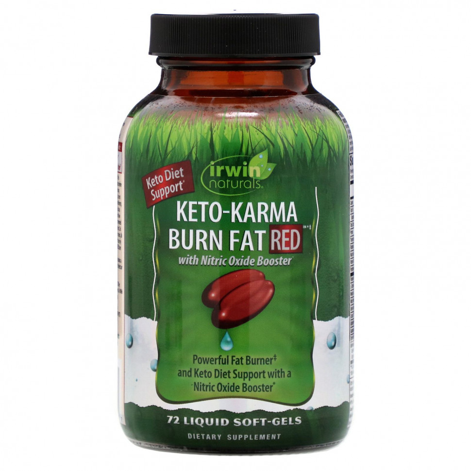  Irwin Naturals, Keto-Karma Burn Fat Red, 72    IHerb ()