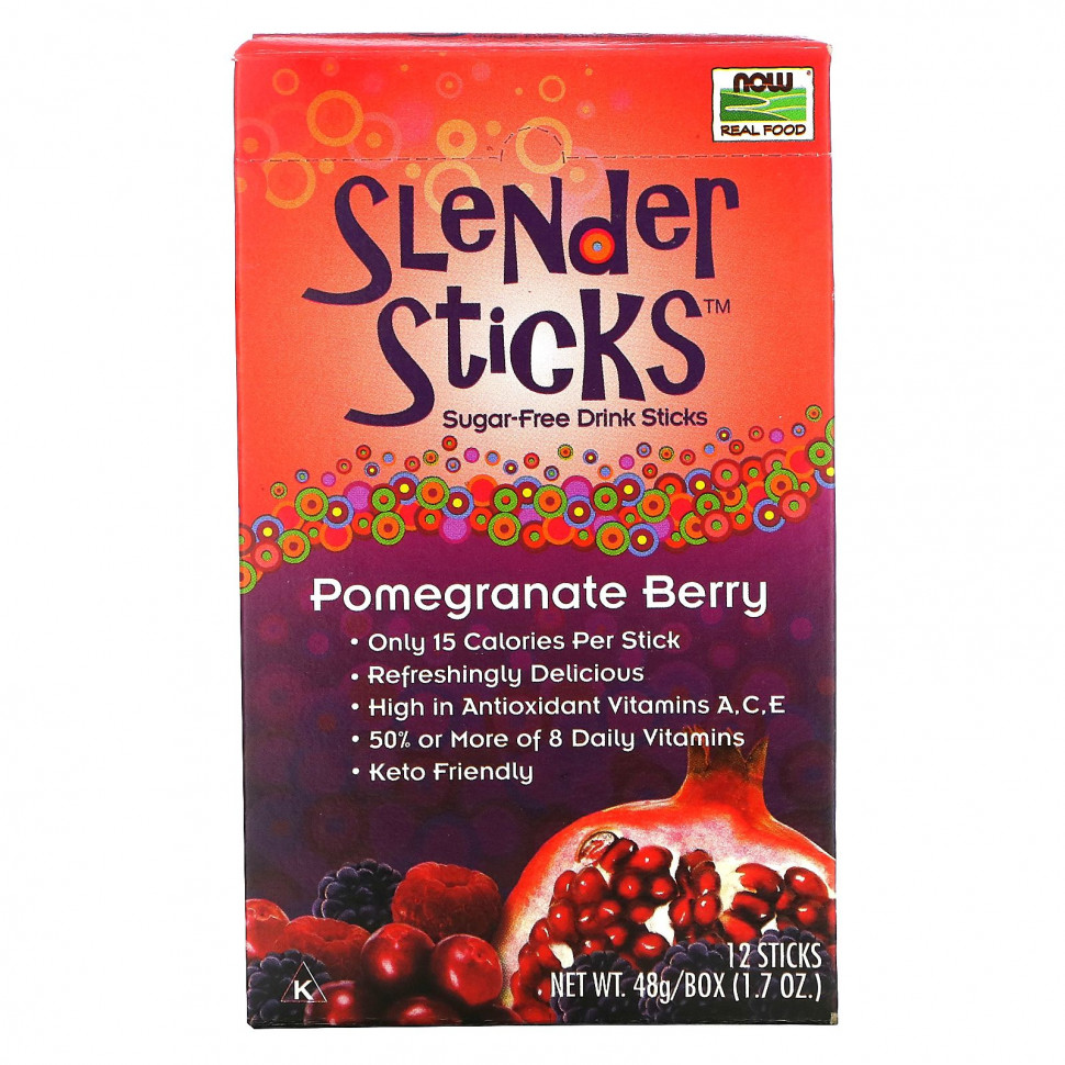   NOW Foods, Real Food, Slender Sticks,     , 12 ,  4  (0,14 )   -     , -  