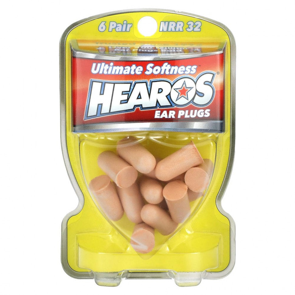  Hearos, , Ultimate Softness, High, NRR 32, 6   IHerb ()