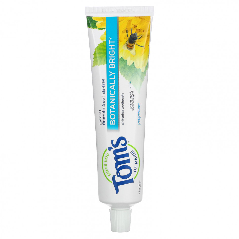  Tom's of Maine, Natural Botanically Bright Whitening Toothpaste,  ,  , 133  (4,7 )  IHerb ()