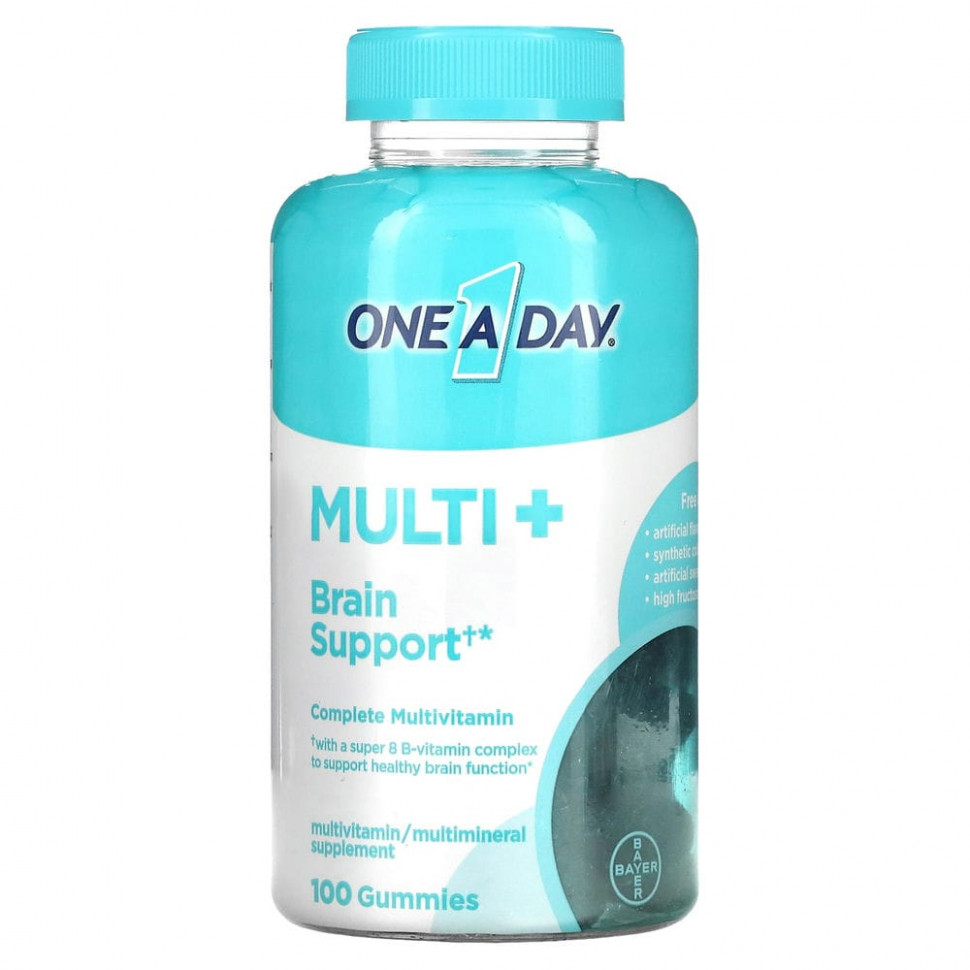  One-A-Day, Multi + Brain Support, 100    IHerb ()