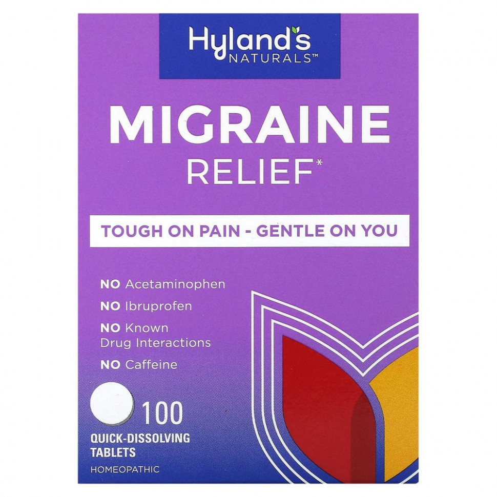   Hyland's, Migraine Relief, 100 tablets   -     , -  