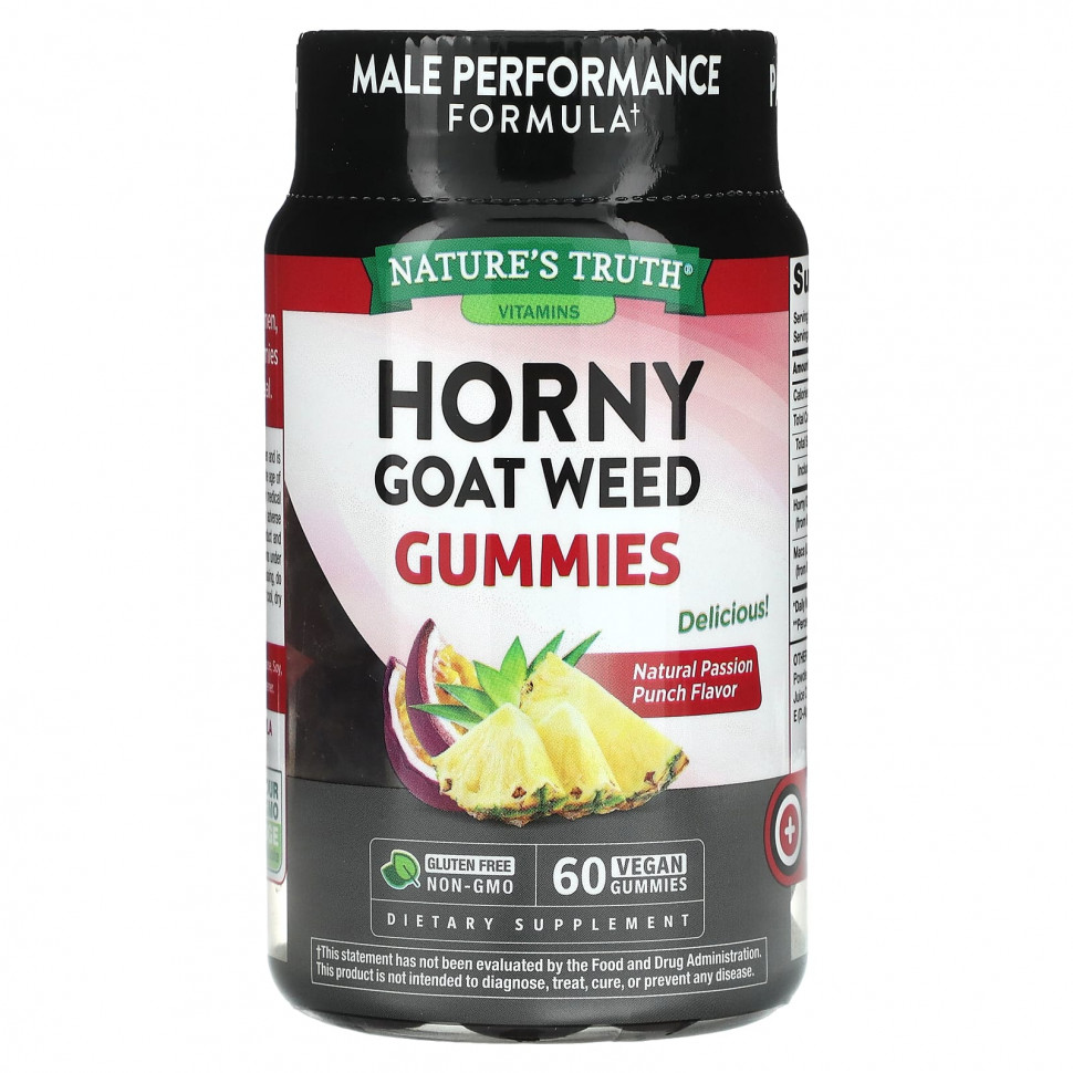   Nature's Truth, Horny Goat Weed, Passion Punch, 60      -     , -  