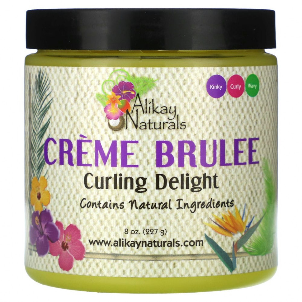   Alikay Naturals, Creme Brulee, Curling Delight, 227  (8 )   -     , -  