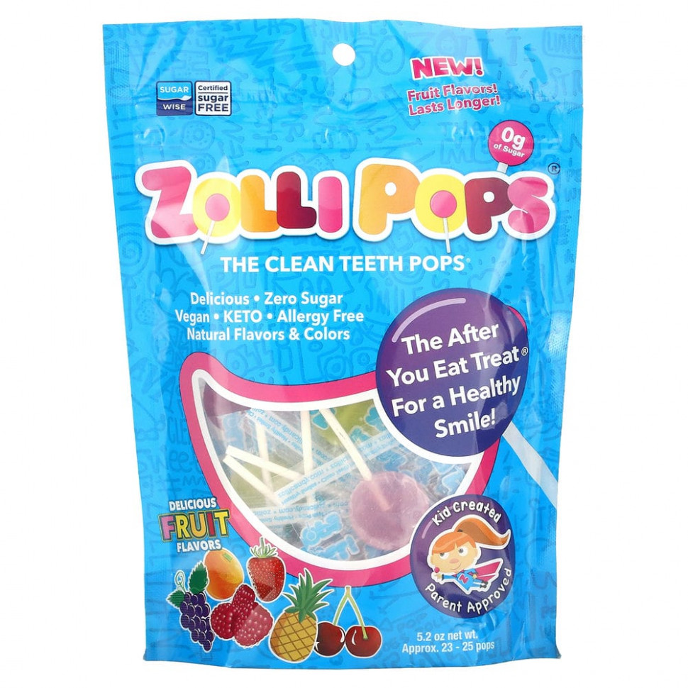   Zollipops, The Clean Teeth Pops,    , , , , , , , . 2325  ZolliPops, 147  (5,2 )   -     , -  