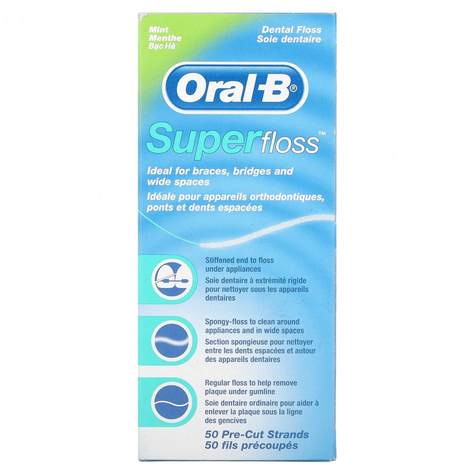   Oral-B, Super Floss, , 50      -     , -  