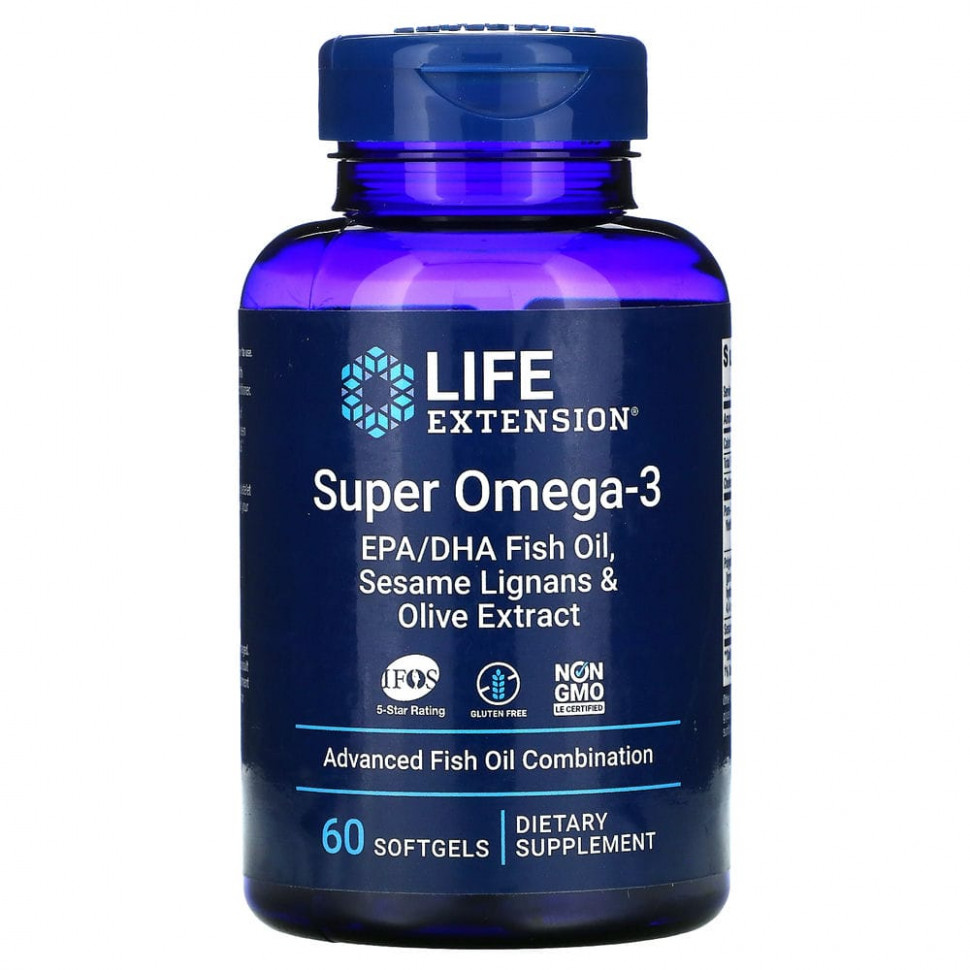   Life Extension, Super Omega-3, 60     -     , -  