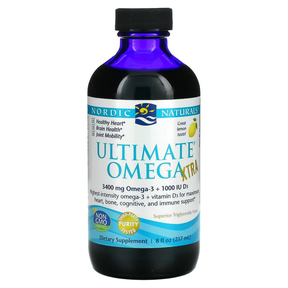   Nordic Naturals, Ultimate Omega Xtra, , 8   (237 )   -     , -  