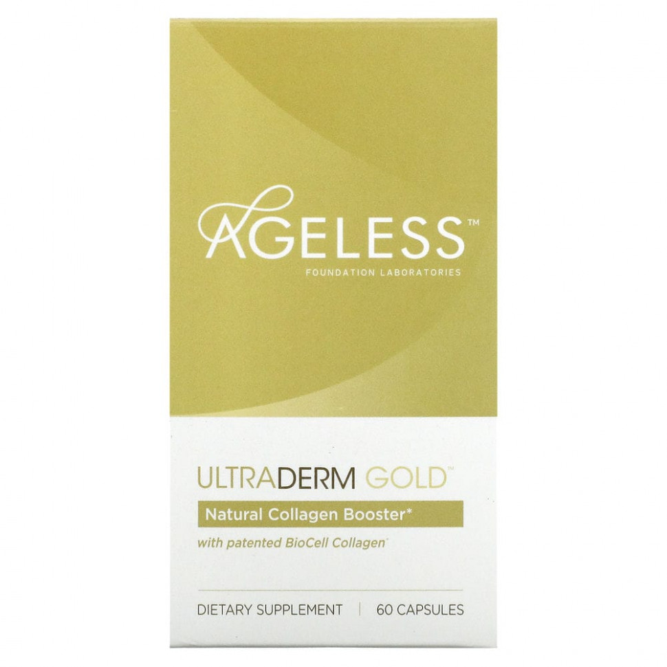   Ageless Foundation Laboratories, UltraDerm Gold,       BioCell, 60    -     , -  