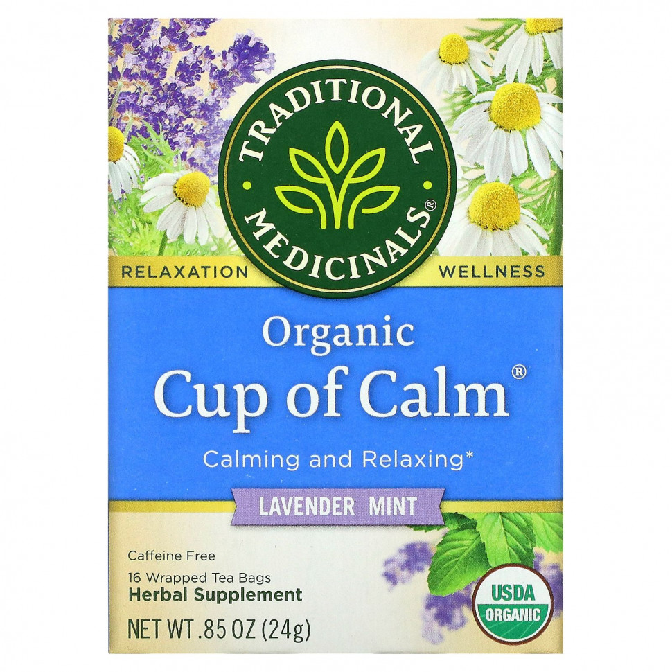   Traditional Medicinals, Organic Cup of Calm,   ,  , 16    , 24  (0,85 )   -     , -  