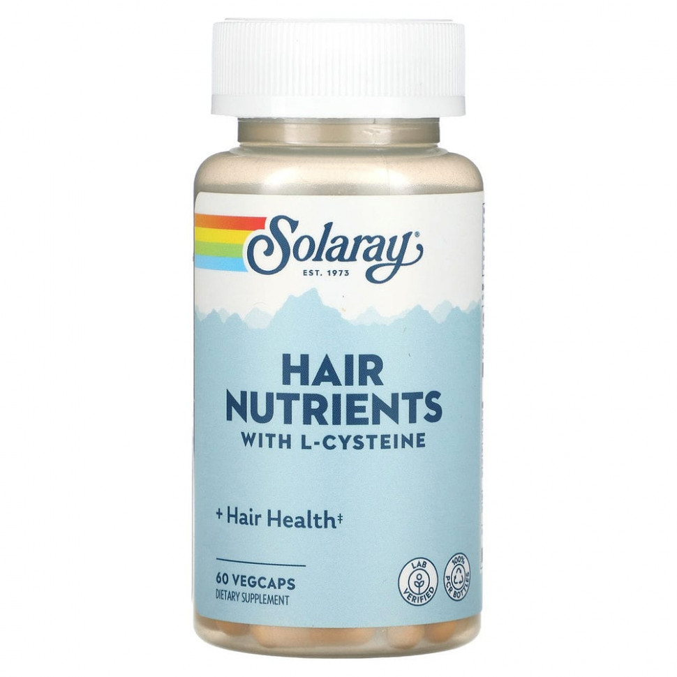   Solaray, Hair Nutrients , 60 VEGCAPS   -     , -,   