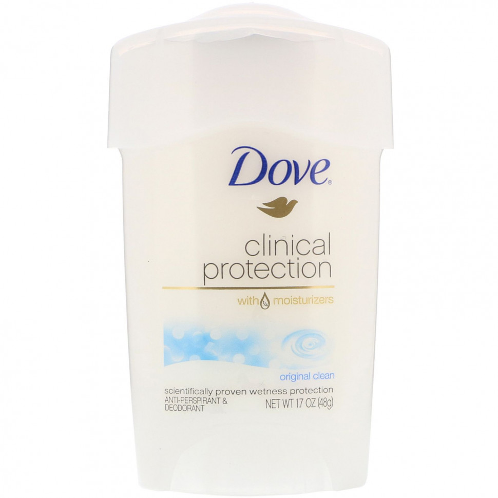   Dove, Clinical Protection, - Prescription Strength,  , 48    -     , -  